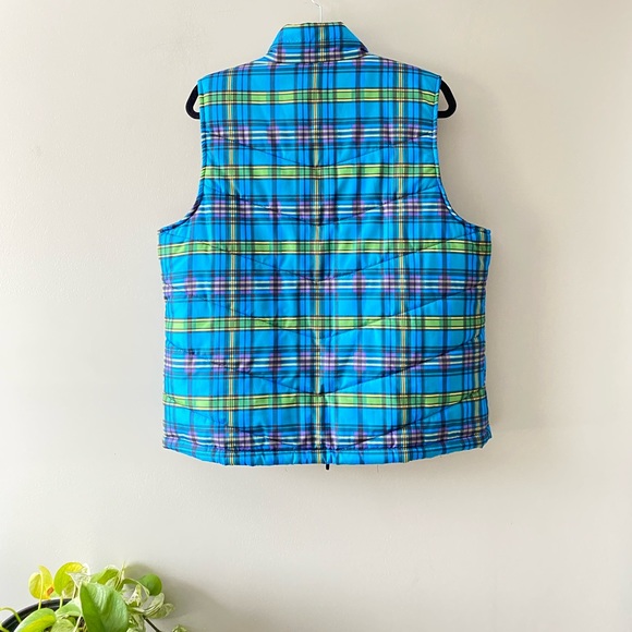 VINTAGE PLAID PUFFER VEST - Picture 2 of 4